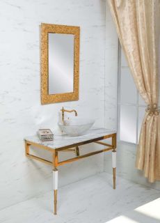 Консоль Armadi Art Vogue 100см золото 890-G